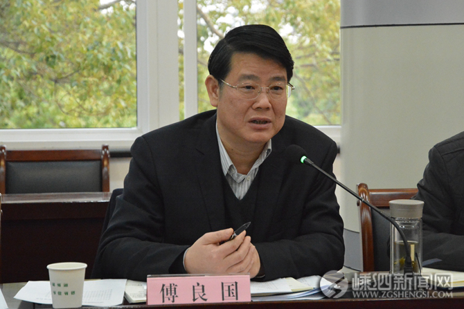 副市长傅良国来嵊调研工业经济及环保工作